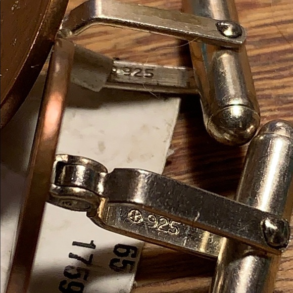 NWT Sterling silver matching 1918 penny cuff links - Picture 10 of 10